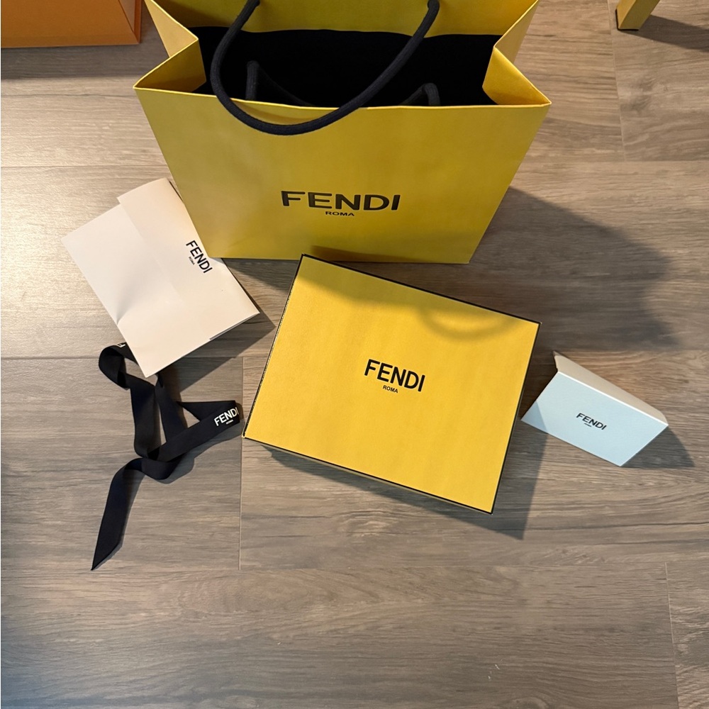 Authentic Fendi box and bag smoke free home